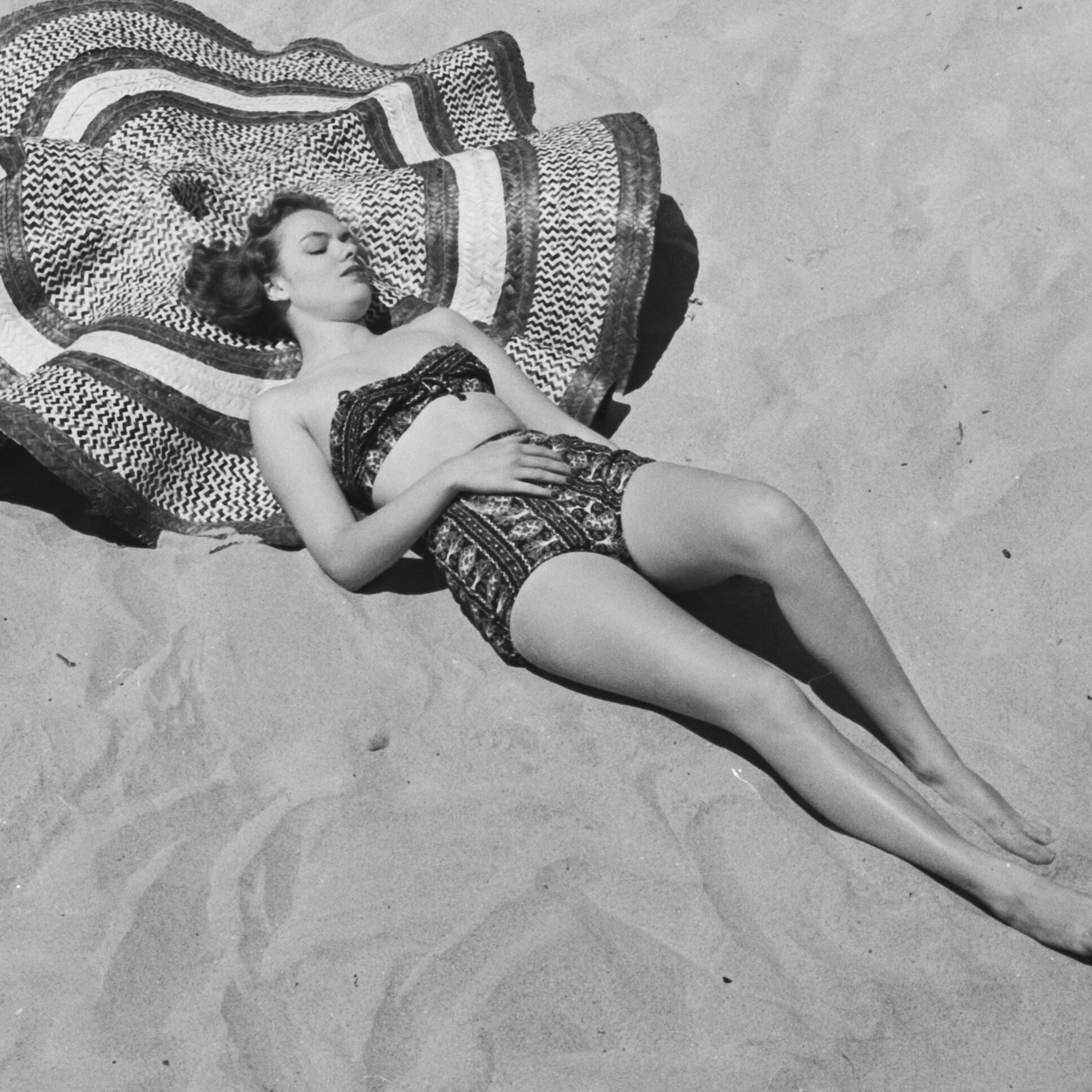 Photo Pin UP year 60 beautiful print on barium paper 300g 40X40cm