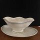 Ironstone sauce boat model Laurels.