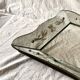 Beveled Venetian mirror - butterfly decor - Height: 61 cm