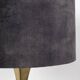 Brass & Velvet Table Lamp
