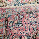 Antique Handmade Middle Eastern Kerman Rug 3.9' x 6.9' (120 cm x 211 cm), 1920s - 1L15