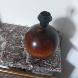 Vintage wooden ball lamp base