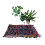 Medium Vintage Turkish Kilim Rug 176x105 cm Wool Kelim