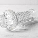 Pressed Glass Vase: Pavel Panek Design, Czech Republic / 1972