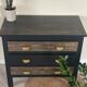 Ebony chest of drawers