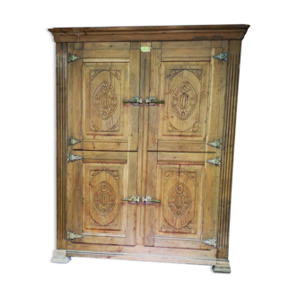 Old wooden cold room