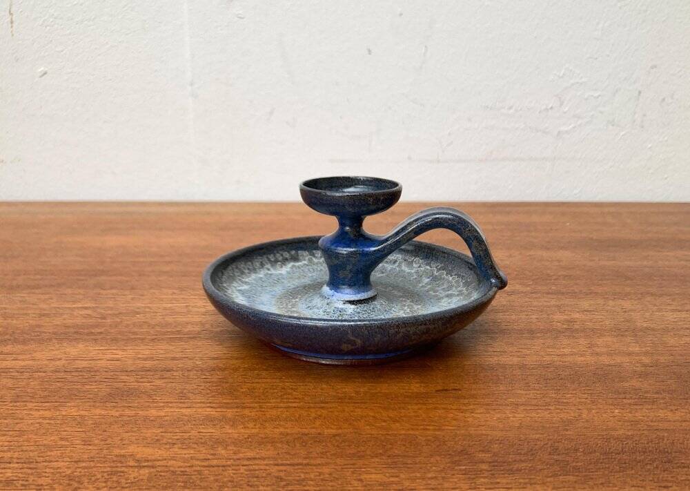 Mid-Century German Studio Pottery Candleholder by Meike Falck Nicolaisen, 1960s