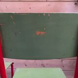 Set of 3 vintage school chairs