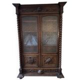 French Renaissance library Barley twist renaissance