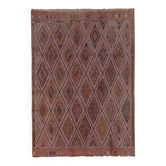 Vintage Turkish kilim handwoven 168x238 cm