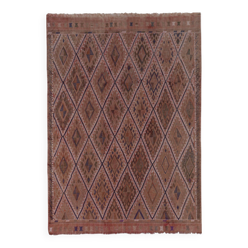 Vintage Turkish kilim handwoven 168x238 cm