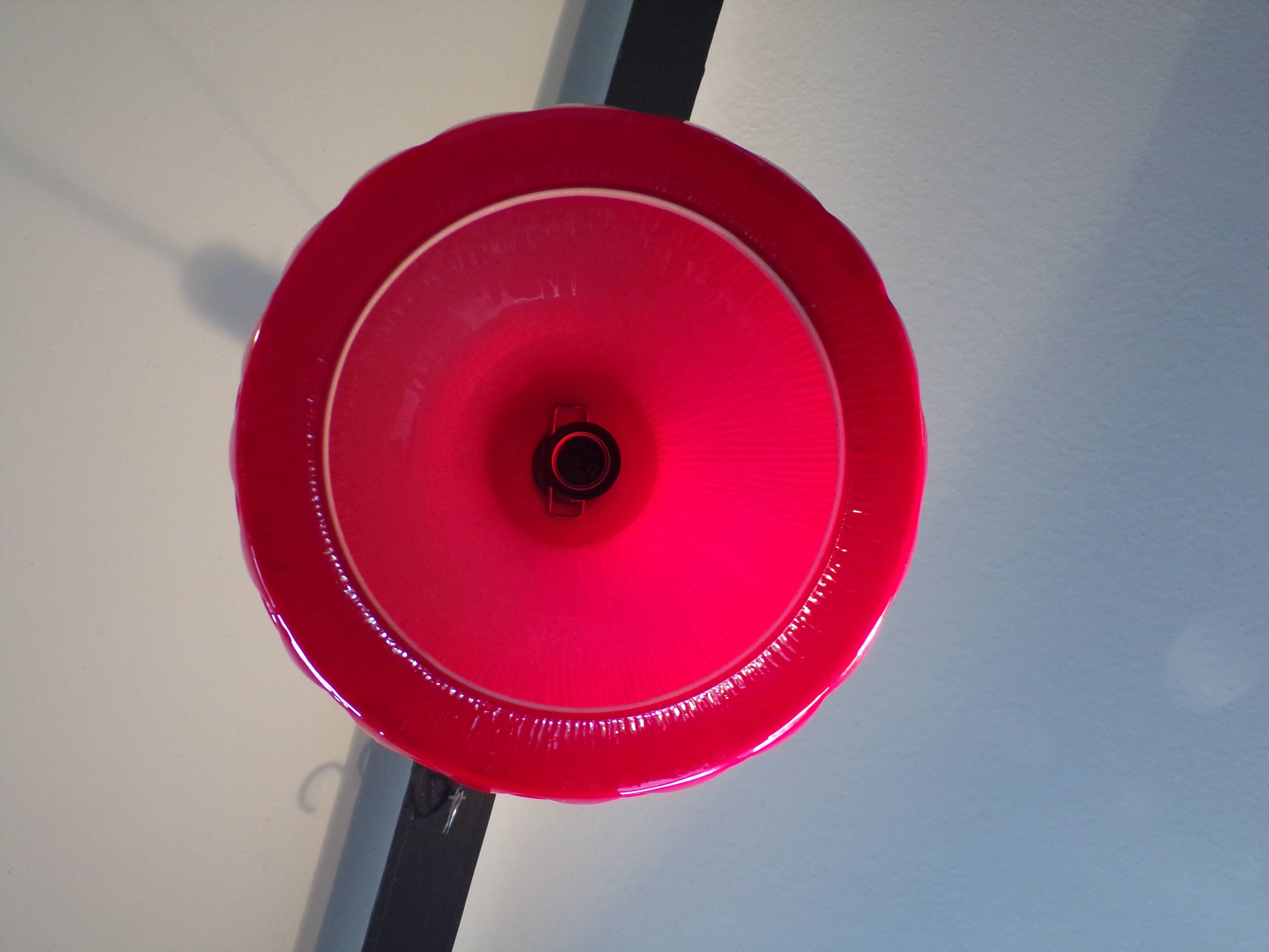 Peill & Putzler suspension opaline rouge