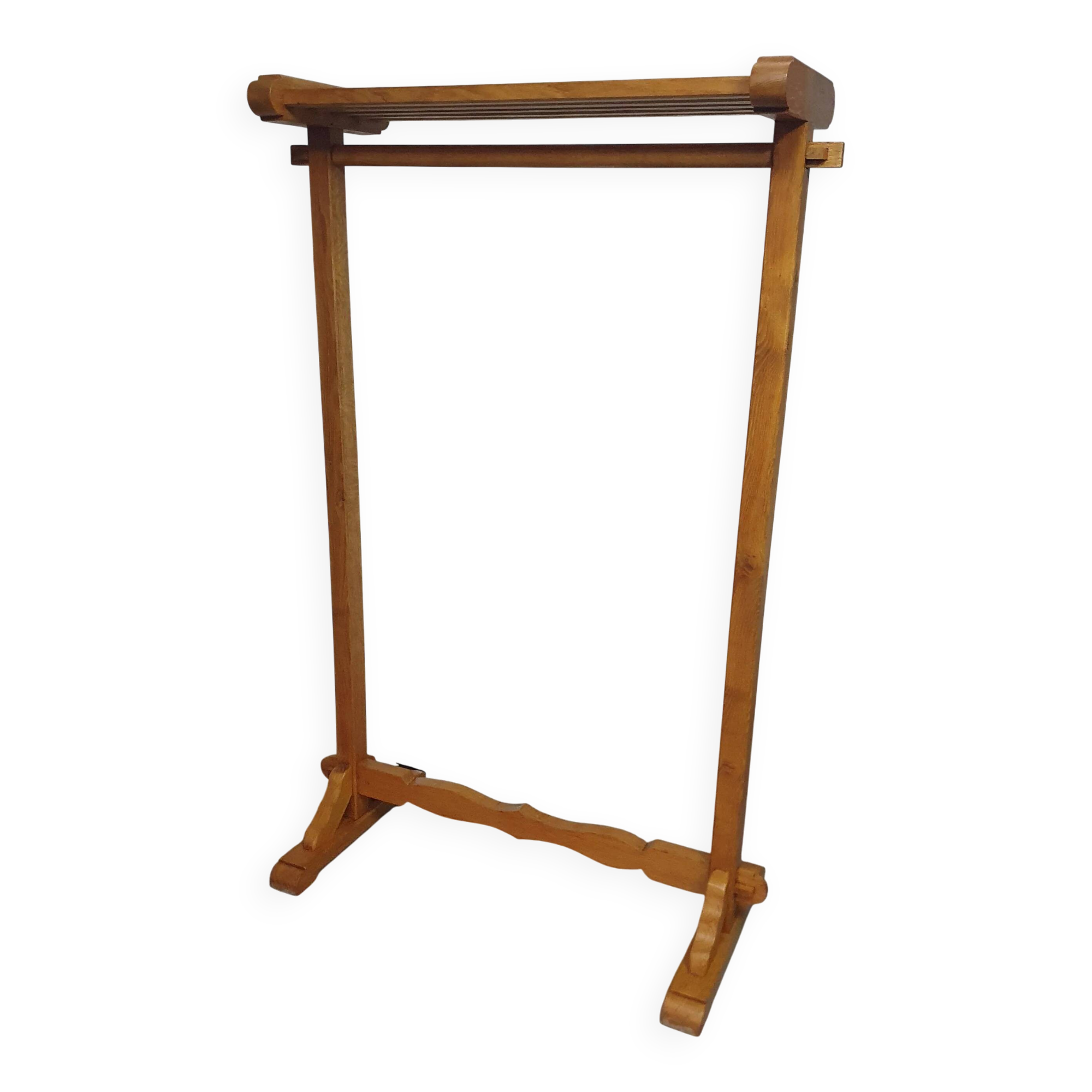 Floor oak coat rack 172 x 110 x depth 55