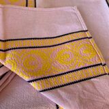 Nappe avec ses 6 serviettes