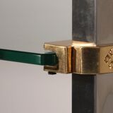 Peter Ghyczy 1970 corner cabinet – iconic stainless steel & aluminum model R16