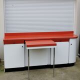 Formica sideboard with its 70' retractable table