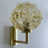 Vintage Limburg Glass Bubble Wall Lamp