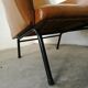 Armchair 50s skaï metal base