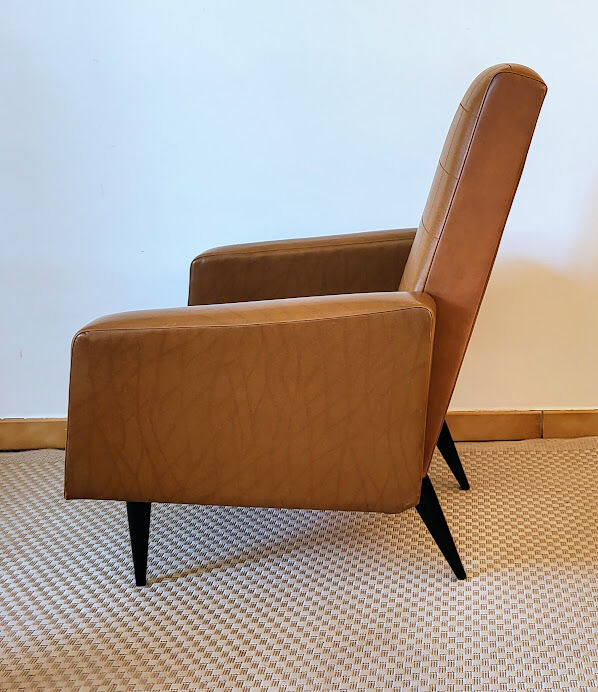 Vintage skai armchair