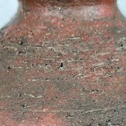 Carafe vase by German studio pottery, brutalist vintage by Gerhard Liebenthron, 1974.