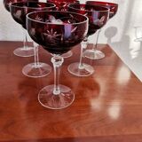 Crystal champagne glasses