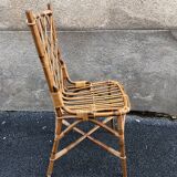 Chaise en rotin
