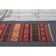 Vintage Turkish Hand-Knotted Wool Cotton Red Runner Rug 81x380