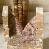 Pair of Art Deco marble bookends
