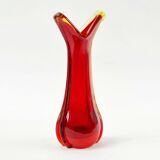 Vase en verre de Murano du milieu du siècle par Flavio Poli pour Seguso, Italie, années 1960
