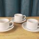 3 sets of Schonwald porcelain coffee cups and saucers