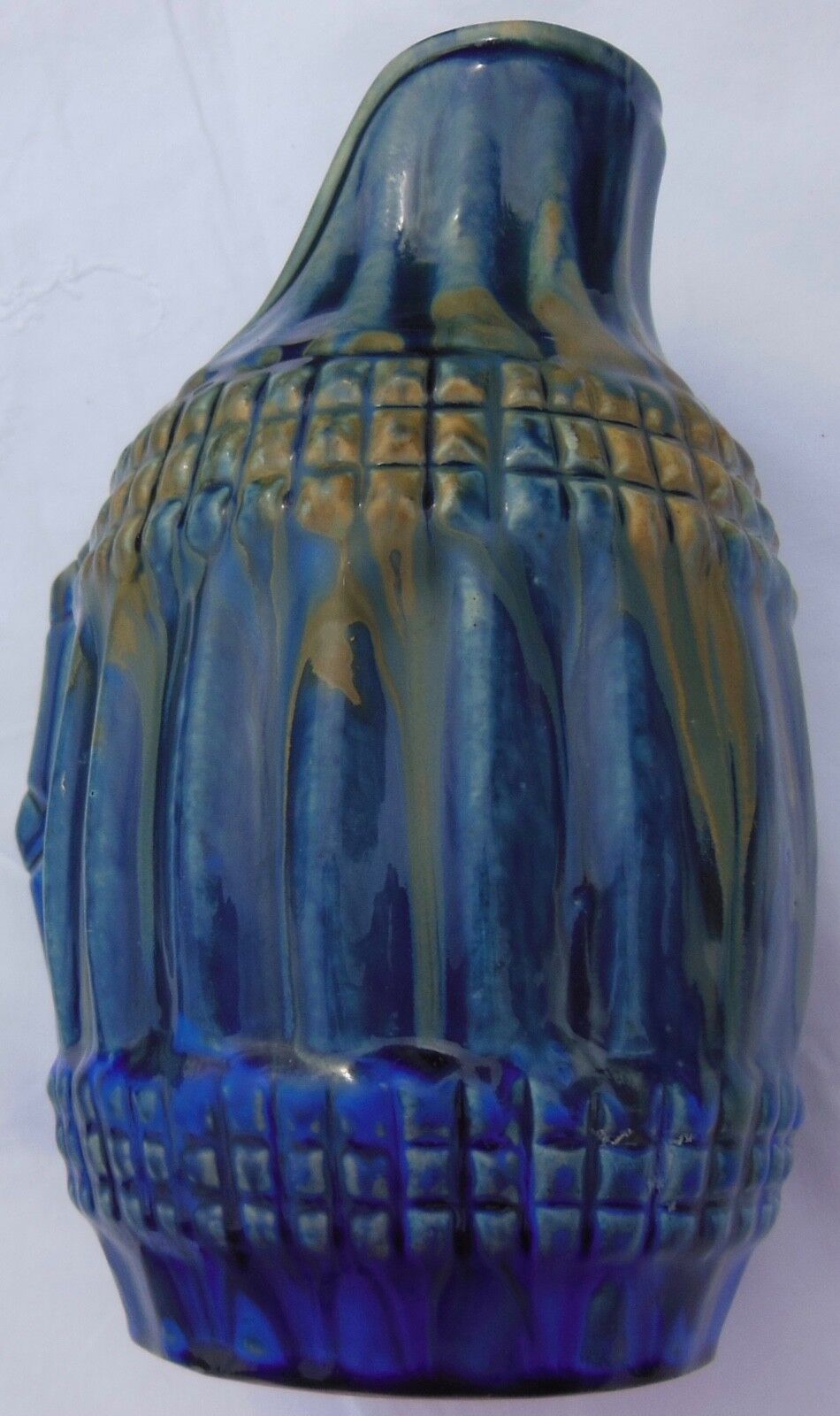 Enamelled ceramic pitcher - to identify