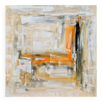 Abstract painting table