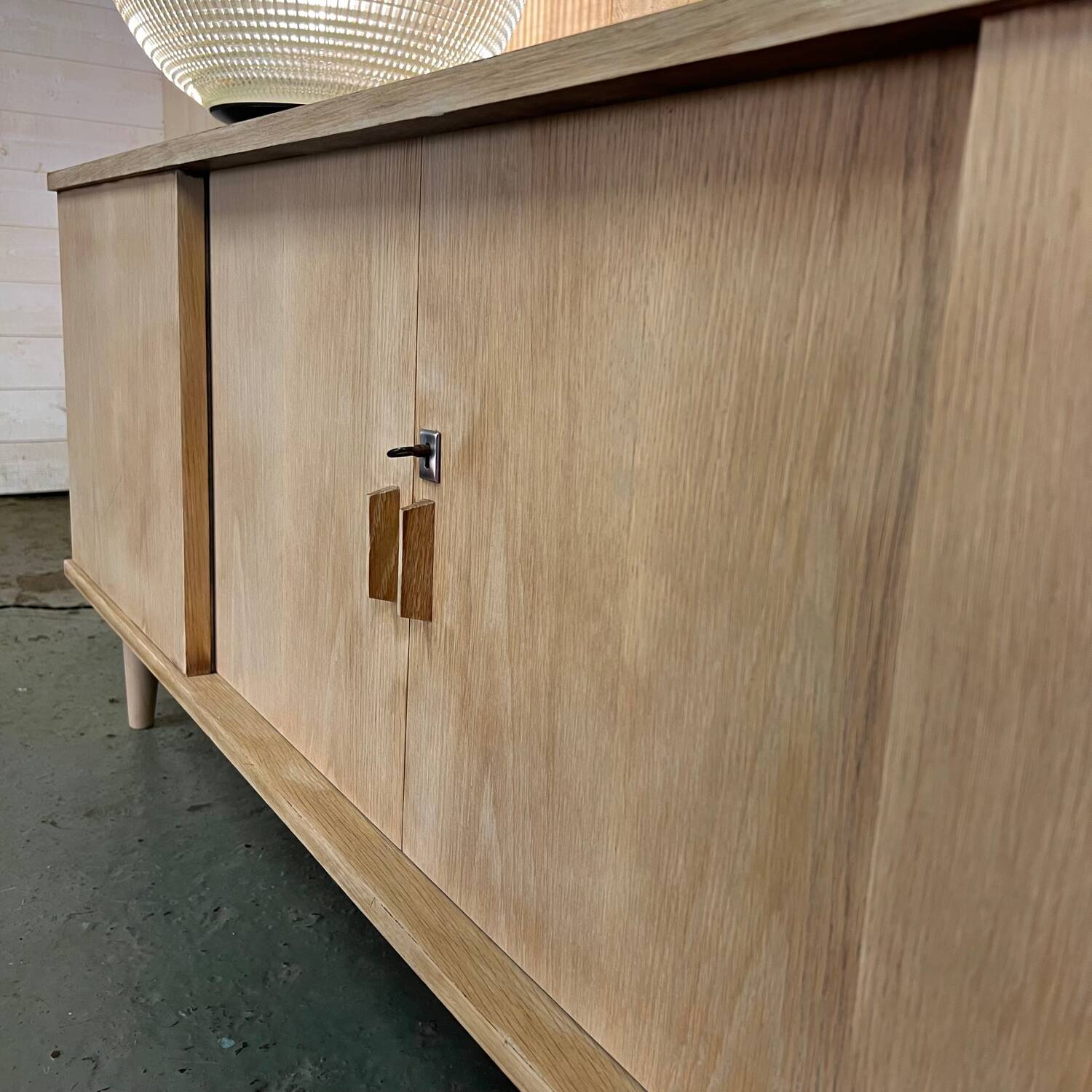 Scandinavian vintage hi-fi tv cabinet