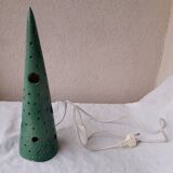 Green ceramic lamp