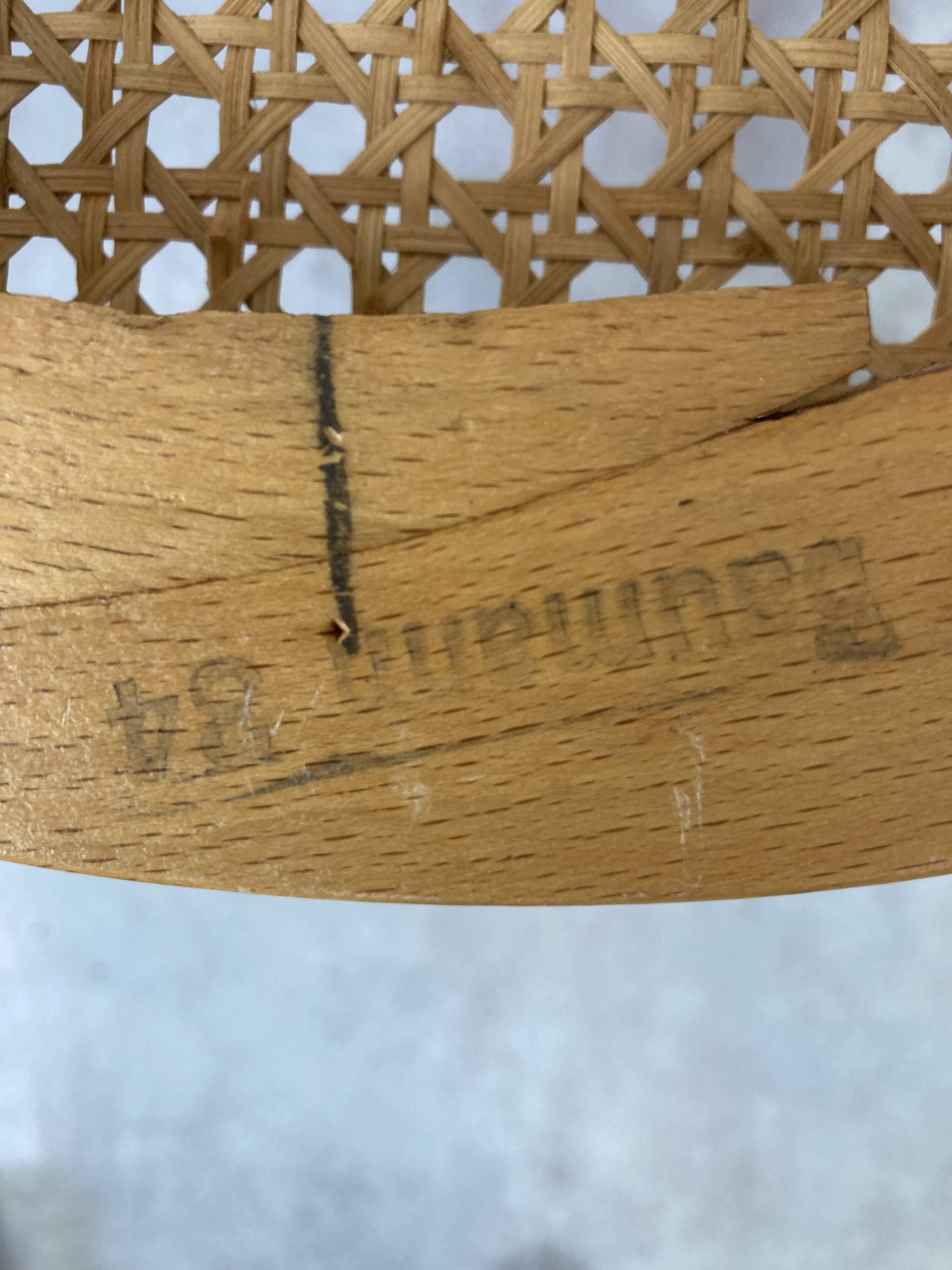 Baumann chair with caning