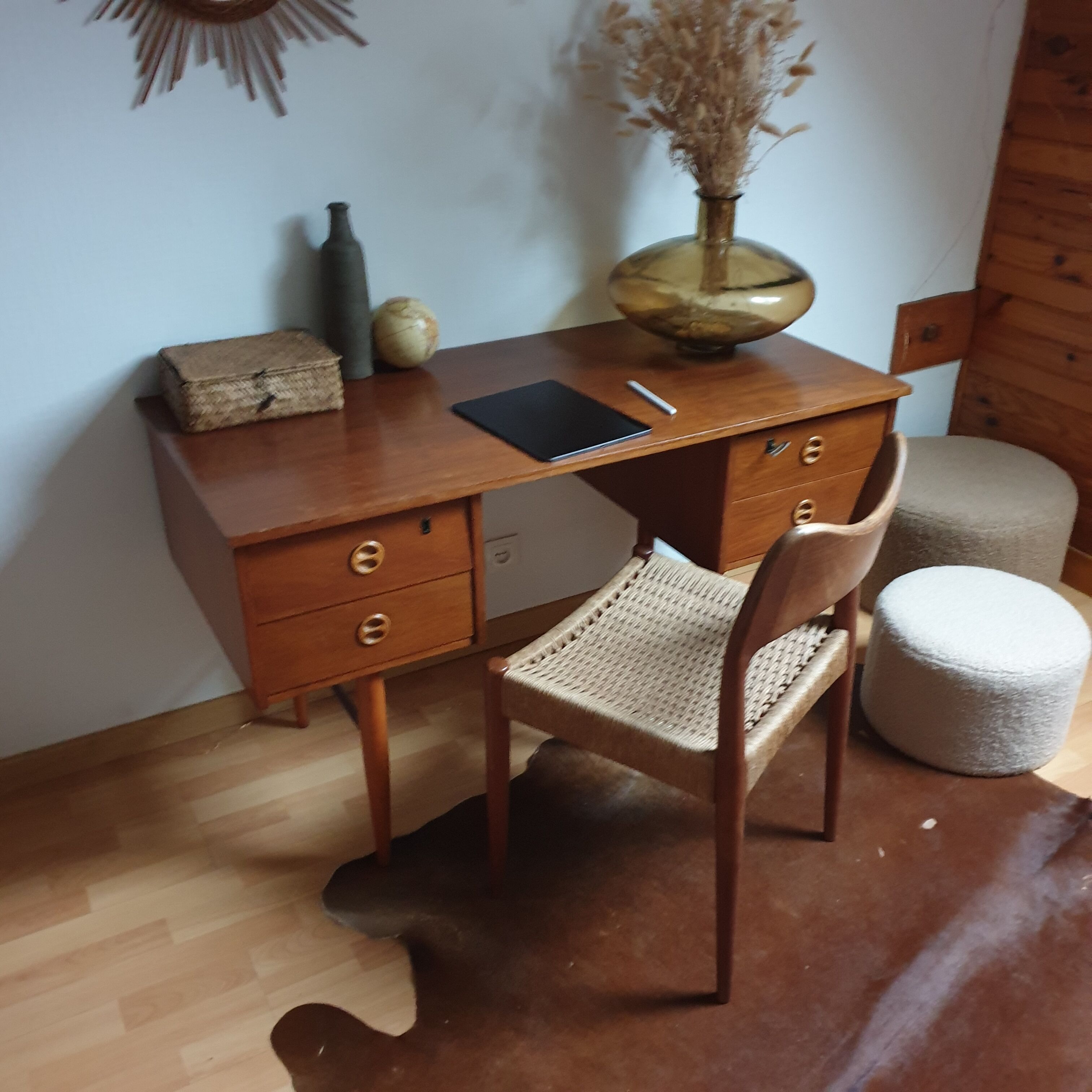 Bureau scandinave teck