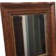 Antique beveled edge mirror in walnut frame, circa 1850