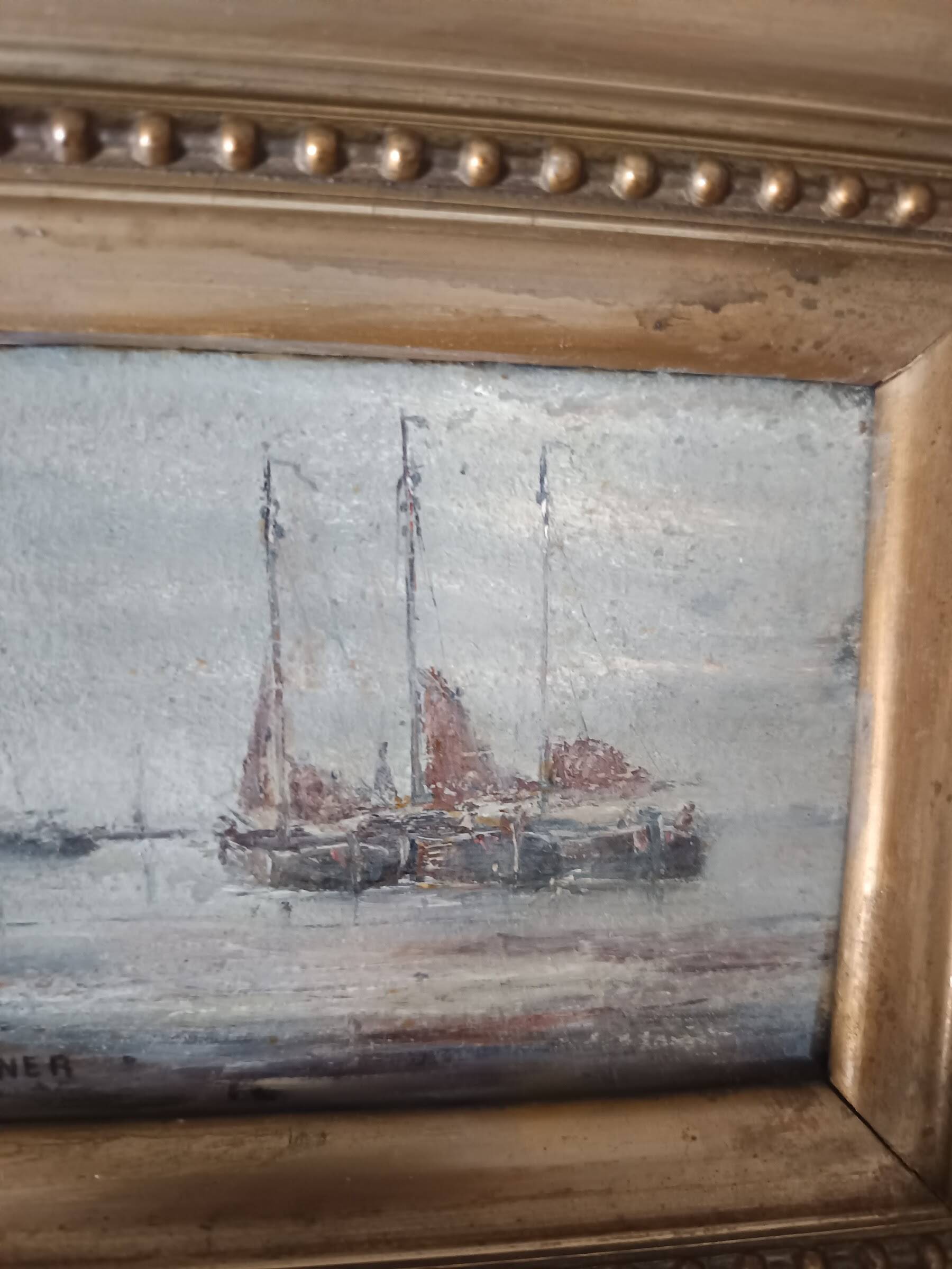 Tableau ancien fin XIXe siècle