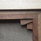 François baboulet 1914-2010. at the beach. oil: paper mounted on canvas.