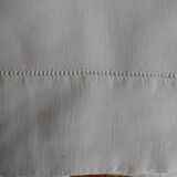 Old cotton sheet Monogram AC - 200 x 305 cm