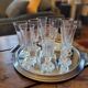 70's Glass Champagne Flutes