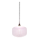 Vintage white striped glass checkered suspension globe