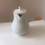 Beautiful Limoges coffee pot and teapot, UNIC Paris.