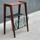Side table with 50s magazine holder