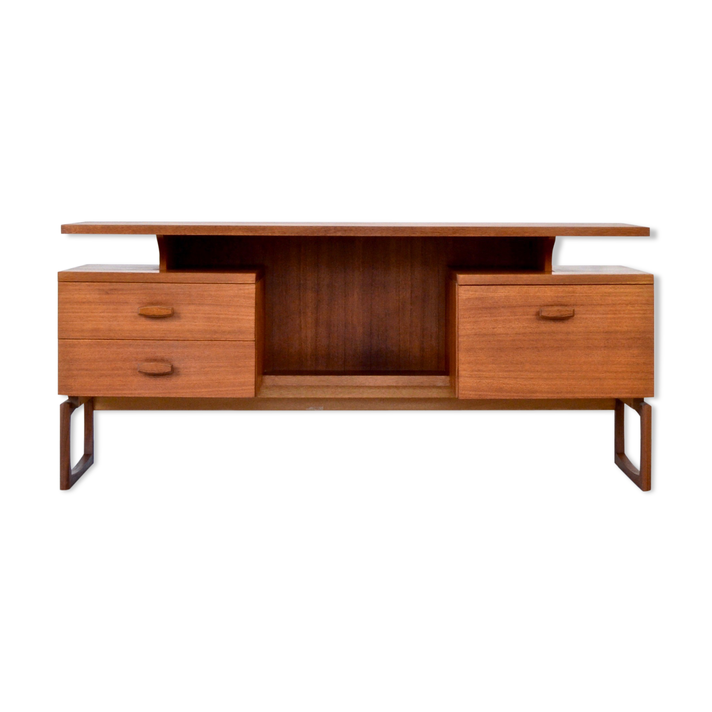 Midcentury G Plan floating top teak desk