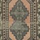 Vintage Handmade Turkish Oriental Rug for Country Homes, Rustic & Tribal Interiors. 100% Wool