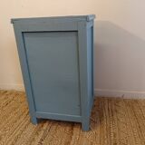 Vintage blue children's bedside table