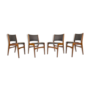 Ensemble de 4 chaises, - 60s