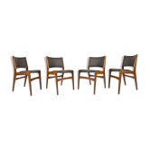 Set of 4 chairs, Dennmark, 60s