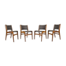 Set of 4 chairs, Dennmark, 60s